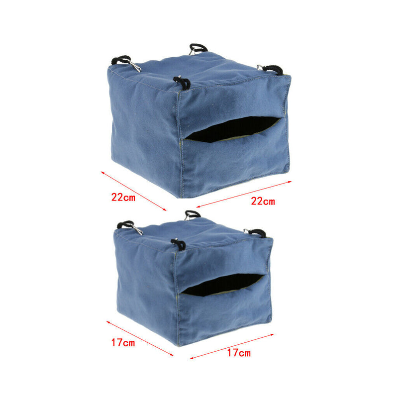 2 Pieces Cotton Bird Nest, Fun Hideaway  For Your Bird To Nest And Climb In And