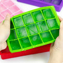 DIY Creative Big Ice Square Mold Square Shape Silicone Ice Tray Fruit Ice S