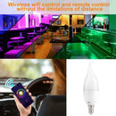 E14 Smart WiFiÂ LED CandleÂ Light Bulb Compatible with Alexa Google Assistant