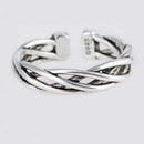 Elegant Knitting Twist Open Rings Wedding Jewelry For Women-It Can Be adjusta H3
