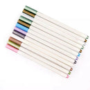 12Pc 6.50*0.28in Draw Paint Markers Pen for Black Paper Art Pens Signatu WXF