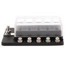 10 Way Blade Fuse Box Holder Fuse Blocks Red Led Indicator 10Pcs Fuses 10Pc F2J1