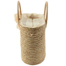 Women's Straw Handbag Flower Woven Summer Beach Messenger Tote Bag Basket S U6A1