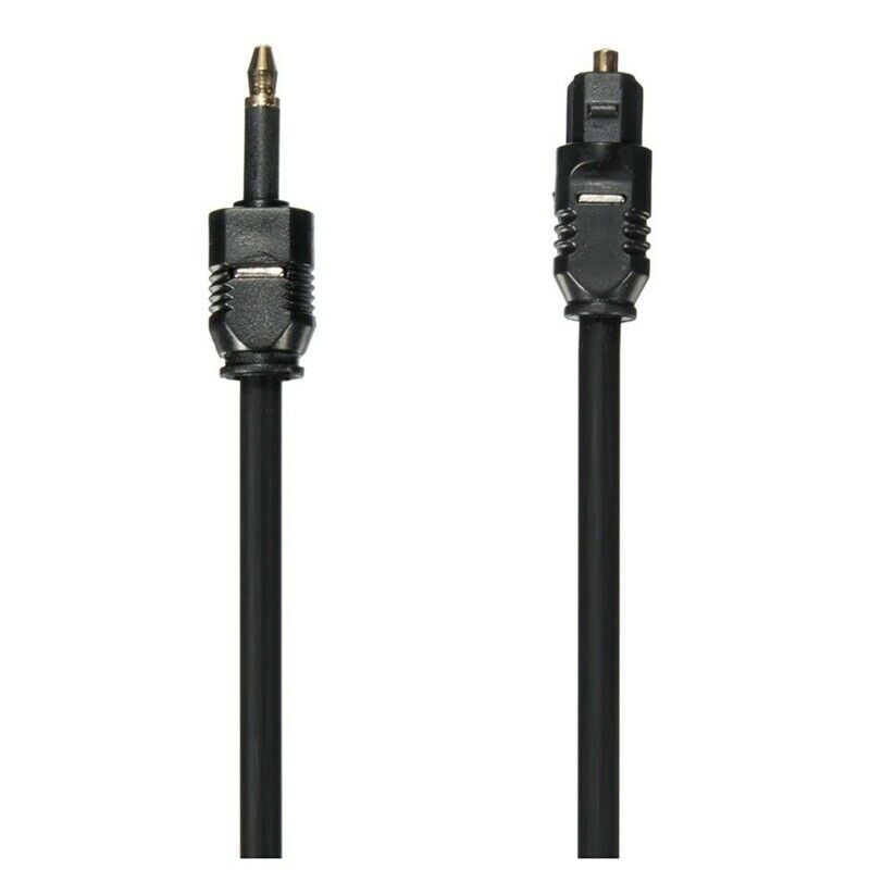 5X(2M Mini 3.5mm Plug Digital Optical Audio Cable SPDIF Optical Fiber Line M6K6)