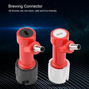 2PCS 1/4 Tall Pin Lock Corny Keg Home Brewing Connector Coupler Set Home BreV7D7