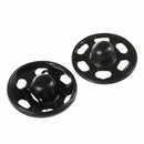 5X( Clothes Sewing 15mm Press Studs Buttons Fastener Black 20 Pcs H3S6)