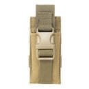 2pcs Nylon Molle Single Mag Pouch Magazine Pouch Molle Tourniquet Pouch Tan