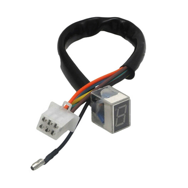 7-Line modified motorcycle led digital gear indicator shift lever sensor-red FT