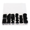 Assorted 170pcs Rubber Grommet Assortment Kit Electrical Gasket Ring Tool