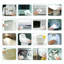 100PCS Cleaning Magic Sponge Eraser Melamine Cleaner Multi-functional Foam White