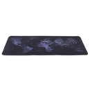 World Map Natural Rubber Large Gaming Mouse Pad Computer Keyboard Mat (M) A