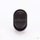 10PCS 12V 30A Heavy Duty Round LED Rocker Toggle Switch for Car Motor Boat Red