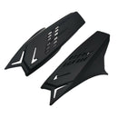 2pcs Black Unisex Mohawk  Horns Accessories Racing Dirtbike With Tapes