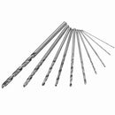 Mini Micro Aluminum Hand Drill with Keyless Chuck +10 Twist Drills Rotary