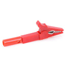 2Pcs 55mm alligator clip with 2pcs 4mm banana plug Black and Red ME