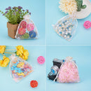 100pcs Luxury Organza Gift Bags Wedding Party Favor Jewelly Bead Packing Pouches