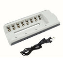 8 Slots Smart Fast Charger US Plug For AA AAA Rechargeable Battery fgd TPD