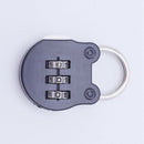 Combination e Travel Suitcase Luggage Padlock Digit Push Password Lock Zinc H6F6