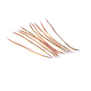 10 x Mini Micro SH 1.0mm 3-Pin JST Double Connector Plug Wires Cables 100MM  BX
