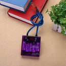 Digital Display Fuel Saver Grounding Voltage Regulator Stabilizer (Purple)