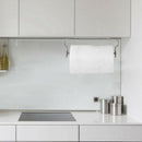 Adhesive Paper Towel Holder Under Cabinet,304 Stainless Steel Paper Towel H