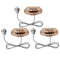 3Pcs 3 String Cigar Box Guitar Pickup + Input Jack Pre-Wired Piezo Amplifier