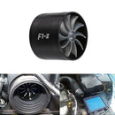 Car  F1-Z Double-sided Turbine Turbo Charger Air Intake Gas Fuel Saving Fan