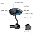 Bluetooth FM Transmitter Car, Wireless Radio Adapter Car Kit Support MP3 Pl