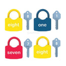 Toddlers Colorful Keys and Locks Set Motor Skill Kids Montessori Early