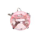 Artificial Diamond Pink Towel Ring Keychain for the wedding F1X8