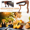 Wood Grain Metal Guitar Capo  Quick Change Tuning Clamp Musical Instrument Parts
