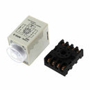 DC 12V 0-30 Seconds 30s Electric Delay Timer Timing Relay DPDT 8P w Base A9M1