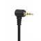 Black 2.5mm Plug To 3.5mm Headphone+Mic Jack Adapter Cable For Panasonic Ph BX