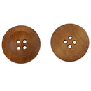 50pcs Round 4-holes Wooden Buttons Fit Sewing Scrapbooking Decoration 25mm Craft