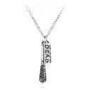 Walking Dead Cudgel And Letter Punk Pendant Necklace Unique Design Accesso ZPE