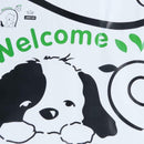 Cute dog  Banksy Vinyl Art Wall Stickers decals for Nursery and kids
