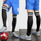 Unisex Thickened Soccer Socks Women Men Football Knee Length Socks (Black) A