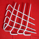 10pcs 7in Aluminium Tent Stakes Peg with Hook for Pitching Camping Tent Canopies
