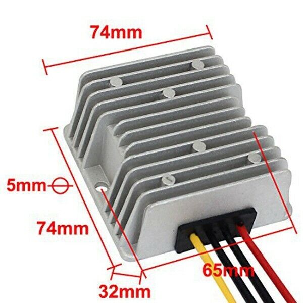 Power Converter Regulator DC12V/24V Step-Down to DC6V 15A 90W Waterproof Vo H6B3