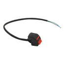 22mm  7/8''  Motorcycle Handlebar Headlight LED Light On/Off Switch Red Button