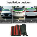 Car Rear Windshield Window Trim Edge Moulding Rubber Weatherstrip Seal Strip 5M