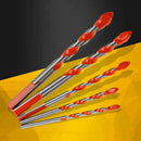 7x 3-12mm Triangular-overlord Handle Multifunctional Drill Bits Set Tool Red