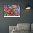 5D DIY Full Drill Special Shaped Diamond Painting Manda Flower Cross Stitch