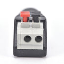 2x Speaker Wire A/V Cable to Audio Male RCA Connector Adapter Jack Press Plug M&