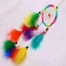 Colorfull Dream Catcher Feather Crafts Handmade Home Hanging Gifts