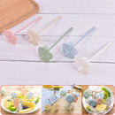 Home Fruit Fork Kitchen Gadget Salad Strawberry Cake Plastic Party SuppliesBX