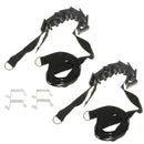 5 Pcs Black Over-the-Door 8 Hook Hanger Scarf