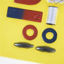 Ferrite Magnet Kit Education Science Experiment Bar Horljshoe Ring Magnet ME