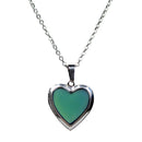 2pcs Charm Color Changing Mood Locket Pendant Necklace Fashion Jewelry Gift