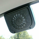 Solar Powered Car Exhaust Fan Air Vent Cool Fan Black Car Portable Fan